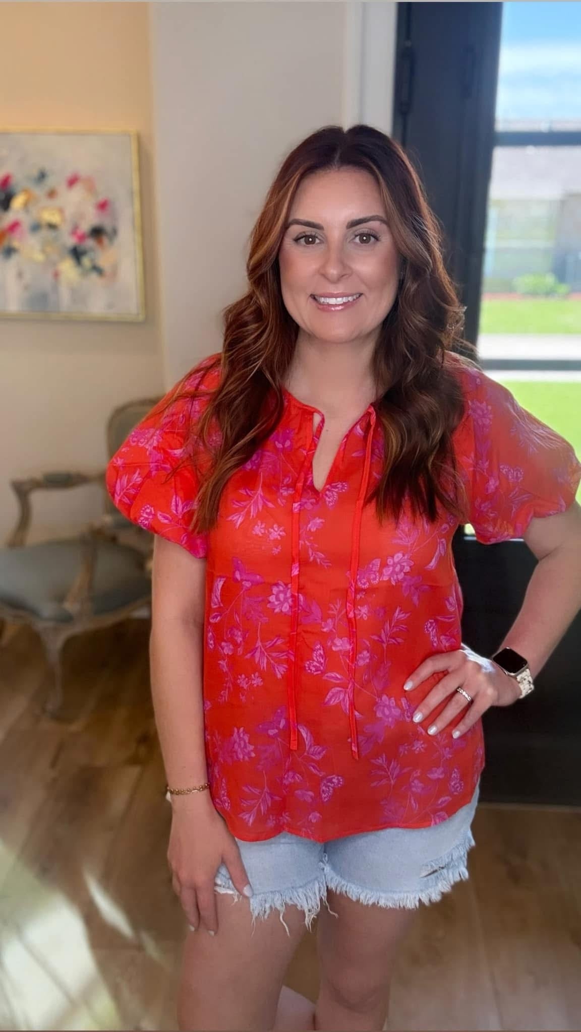 Pop of Color Top