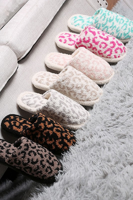 Comfy Luxe Animal Print Slippers