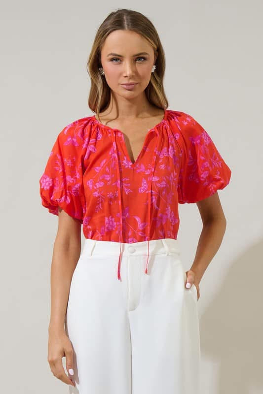 Pop of Color Top
