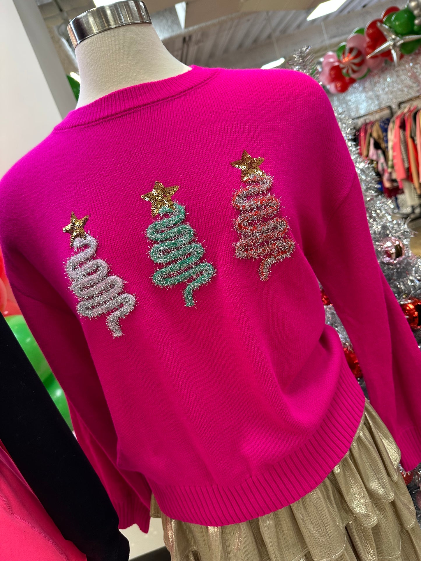 Tensile Christmas Tree Sweater