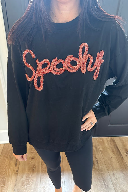 SPOOKY Tinsel Halloween Shirt