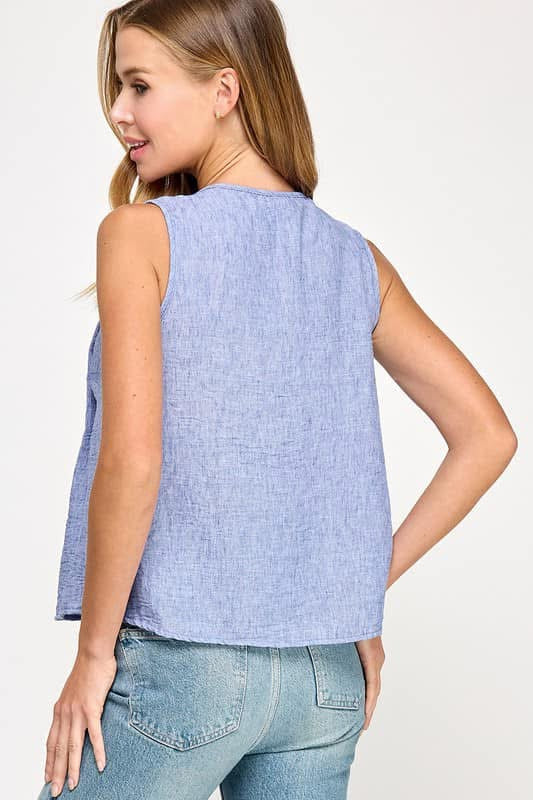 Light Weight Denim Color Top