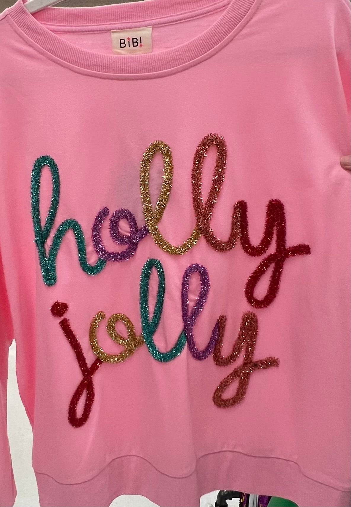 Holly Jolly Tinsel Pullover