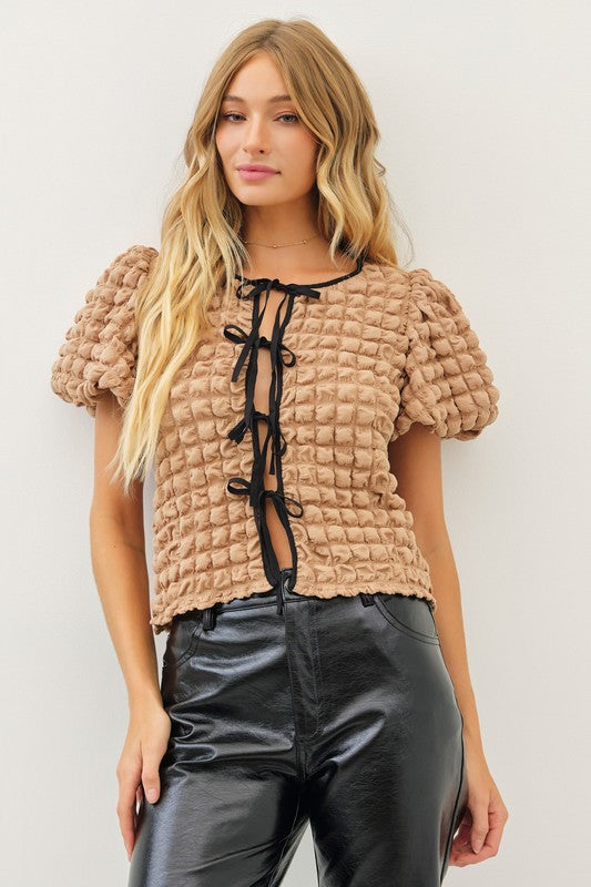 Bubble Textured Top