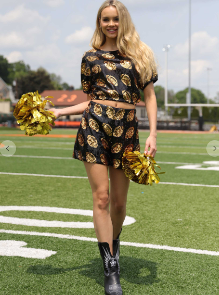 Football Sequin Shorts