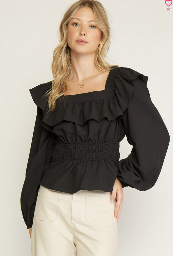 Peplum Pretty Top